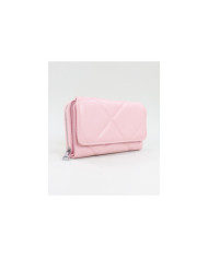 Ladies Pink Wallet with Seams