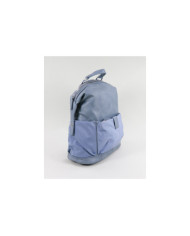 Ladies Blue Backpack with Exterior Pockets