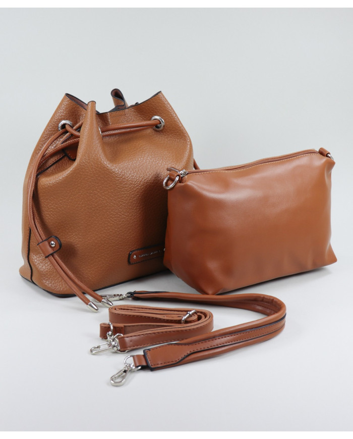 Señoras Camel Bolsa con bolsa interior