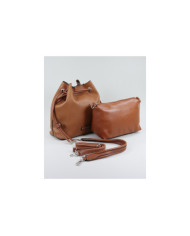 Ladies Camel Bag with Interior Bag