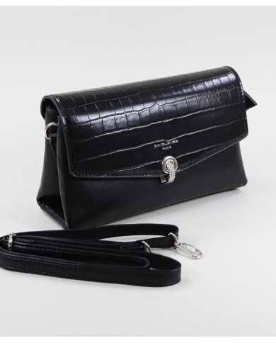 Ladies Black Case with Metal Clasp