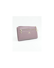 Lady's Old Pink Wallet with Front Clasp