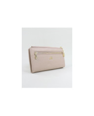 Ladies Pink Wallet with Front Clasp