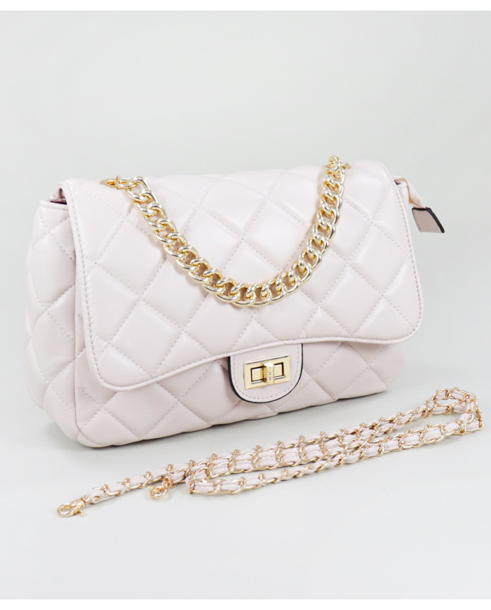 Pink Lady Bag with Chain