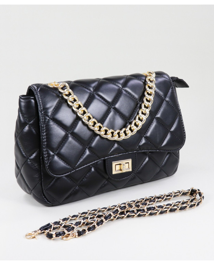 Mala Preto de Senhora com Corrente