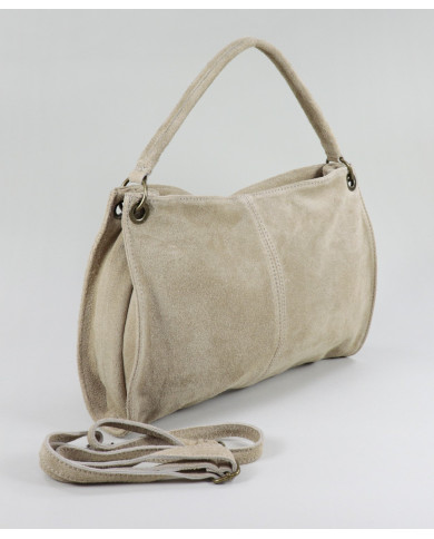 Mala Taupe de Senhora em Camurça