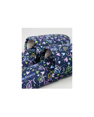 Ladies Blue Room Slippers to Hearts