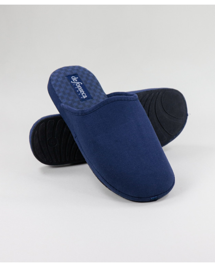 Zapatillas de la habitación del hombre azul