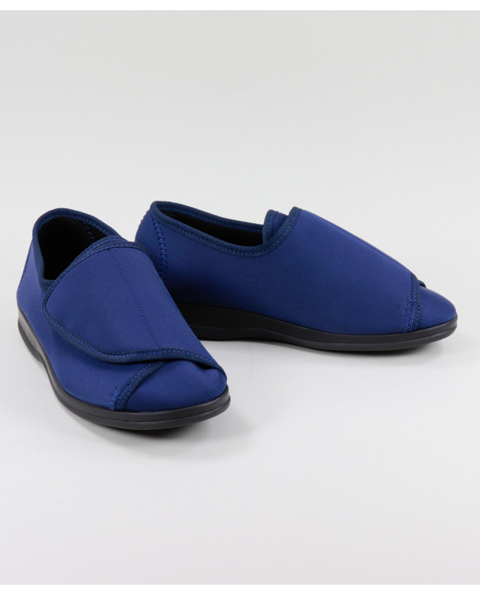 Zapatos cómodos para mujer con velcro con apertura total