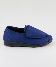 Sapatos Azuis de Conforto de Senhora Elásticos