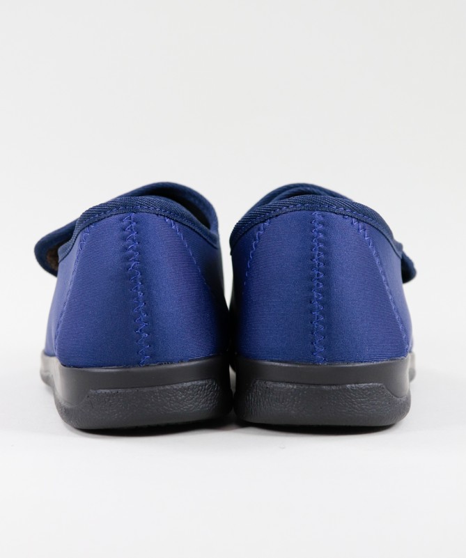 Sapatos Azuis de Conforto de Senhora Elásticos