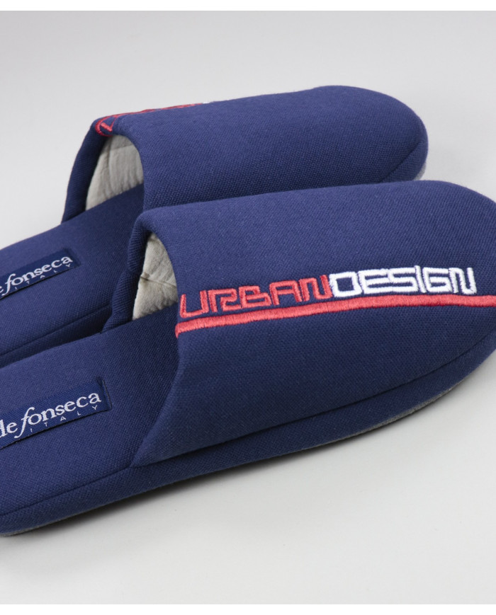Men's Blue Room Slippers