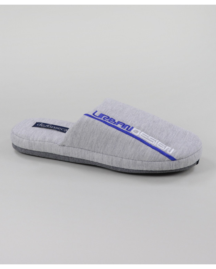 Men's Grey Room Slippers