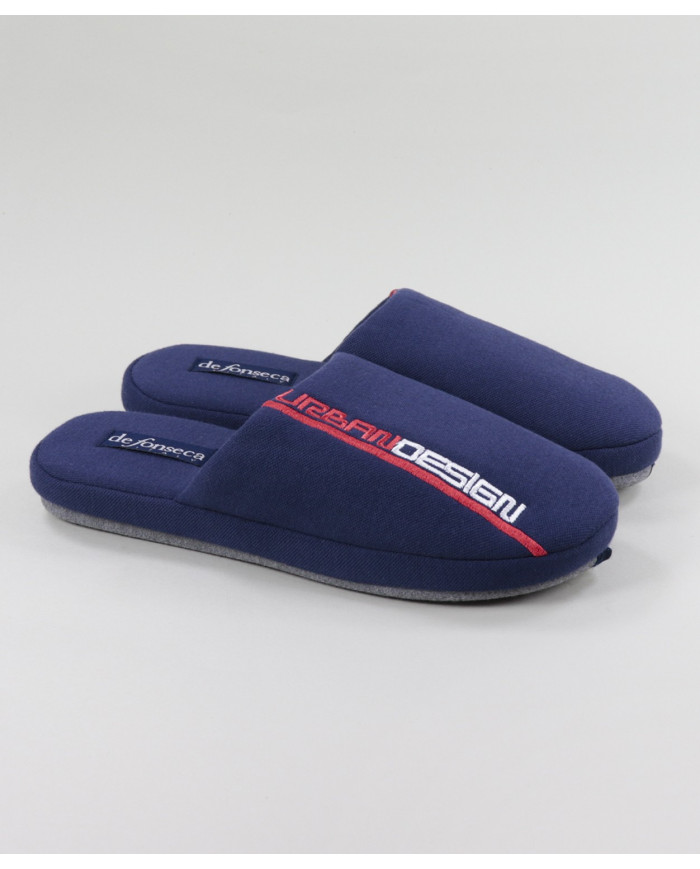 Men's Blue Room Slippers