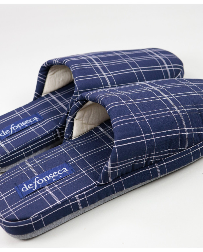 Zapatillas de baño azules de hombres