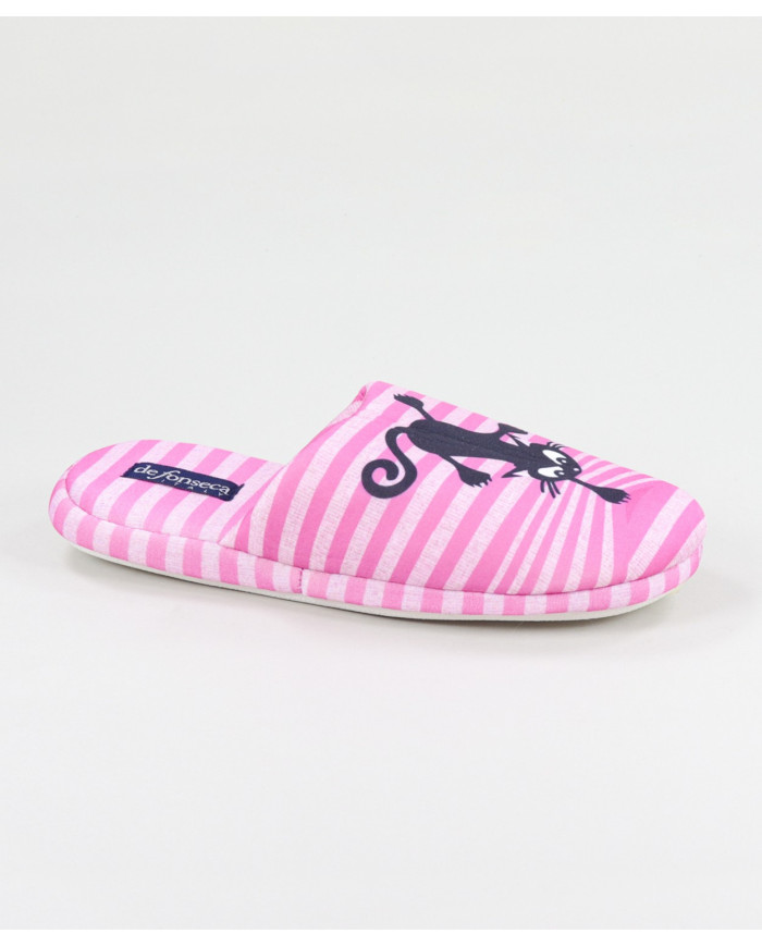 Rosa DeFonseca Zapatillas de dormitorio con gato