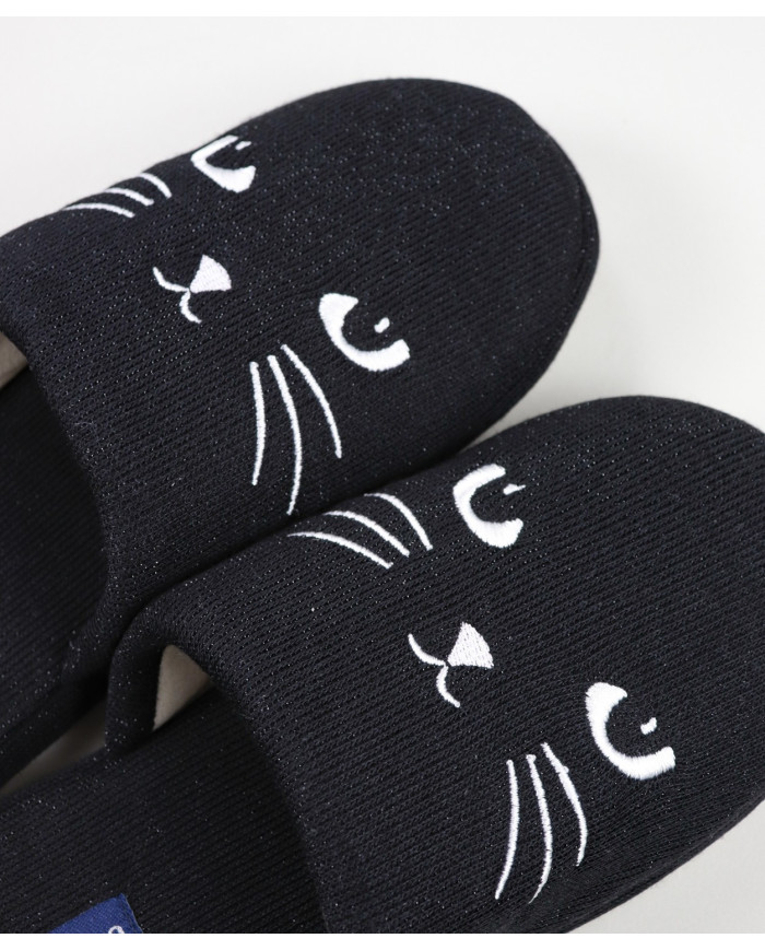 Zapatillas DeFonseca Negro de Lady con gato