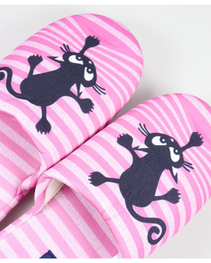 Rosa DeFonseca Zapatillas de dormitorio con gato