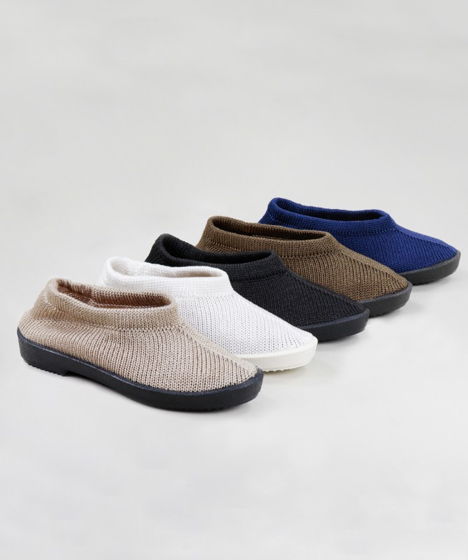 Ginova Comfort Shoes with Elastic Knitted Fabric