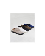 Sapatos de Conforto Giconfort com Gáspea em Malha Tricotada