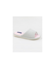 Zapatillas de dormitorio DeFonseca Grey Ladies Abierto al frente