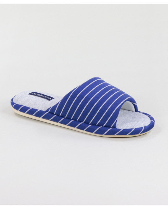 DeFonseca Room Slippers Lady's Blue Open al frente