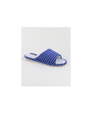 DeFonseca Room Slippers Lady's Blue Open to the Front