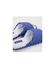 DeFonseca Room Slippers Lady's Blue Open to the Front