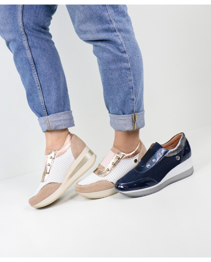 Entrenadores de mujeres Ginova con elástico