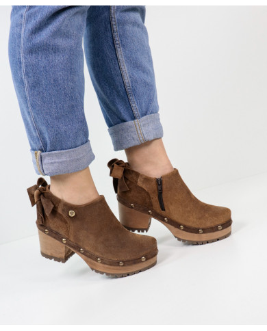 Botins de Senhora Ginova con Laço Back