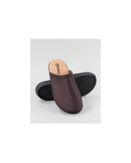 Comfort Brown Slippers Breathable Ginova