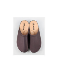 Comfort Brown Slippers Breathable Ginova