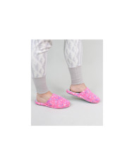 Pink Room Slippers with Hearts