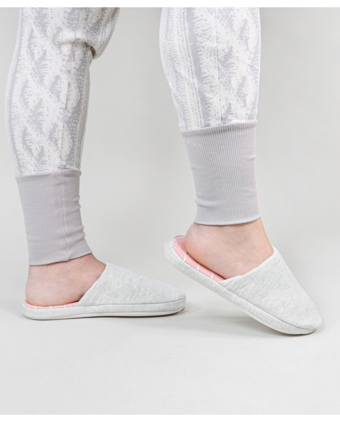 DeFonseca Cinza de Senhora à Quadrados Room Slippers