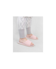 Chinelos de Quarto DeFonseca Rosa de Senhora Abertos à Frente