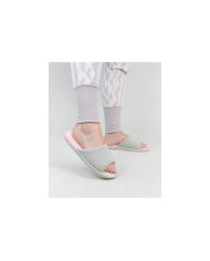 Zapatillas de dormitorio DeFonseca Grey Ladies Abierto al frente