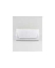 Pochete Prateada de Senhora Tipo Envelope