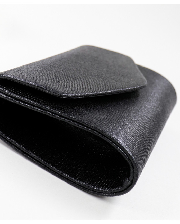 Pochete Preta de Senhora Tipo Envelope