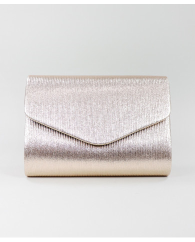 Pochete Dourada de Senhora Tipo Envelope