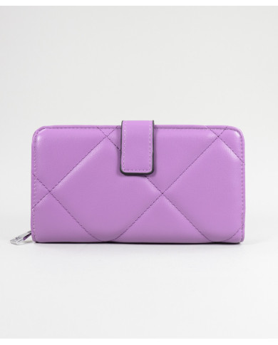 Women's Violet Wallet with Seams