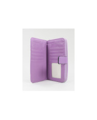 Women's Violet Wallet with Seams
