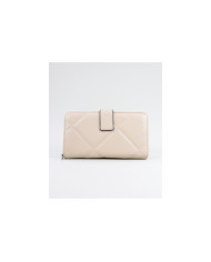 Damas Taupe Wallet con costuras