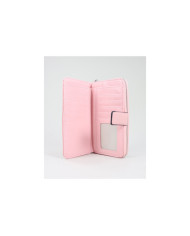 Ladies Pink Wallet with Seams