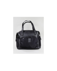 Mala Preta de Senhora com Bolsos Exteriores