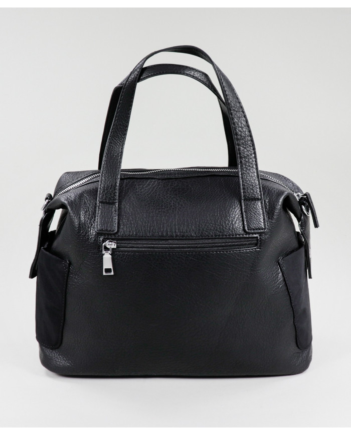 Ladies' Black Suitcase with Foreign Pockets