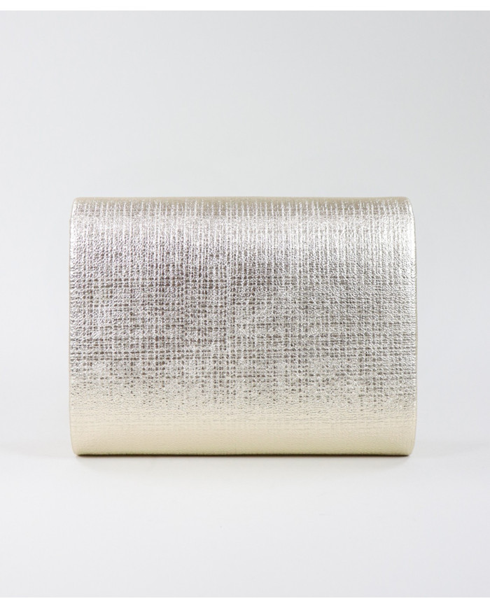 Pochete Dourada de Senhora Metalizada