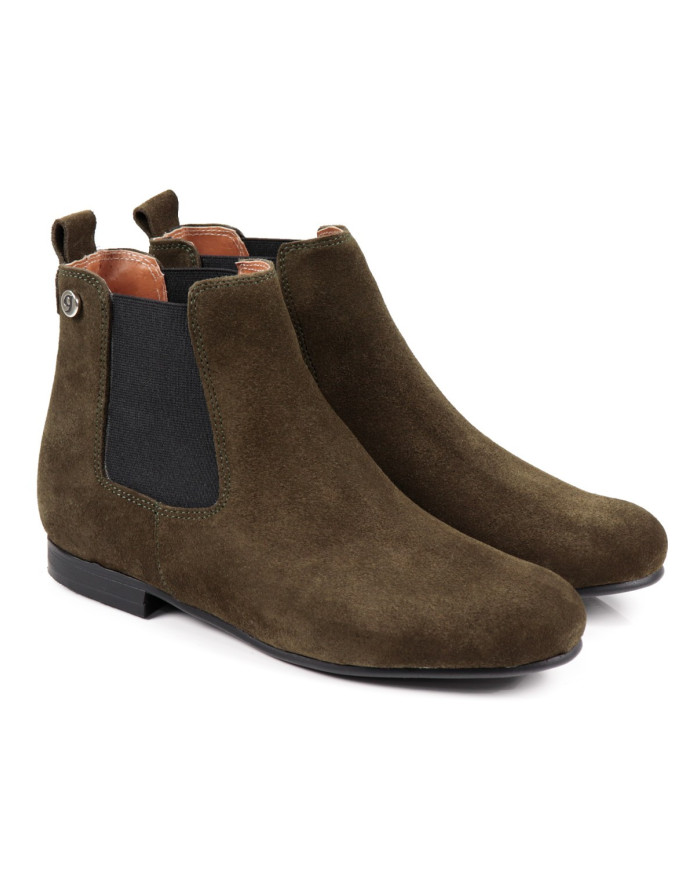 Ginova Rasas de Senhora Botas con Elastic