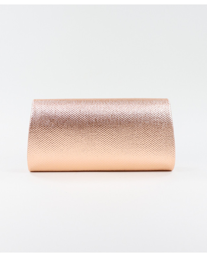 Pota de oro rosa con textura metálica