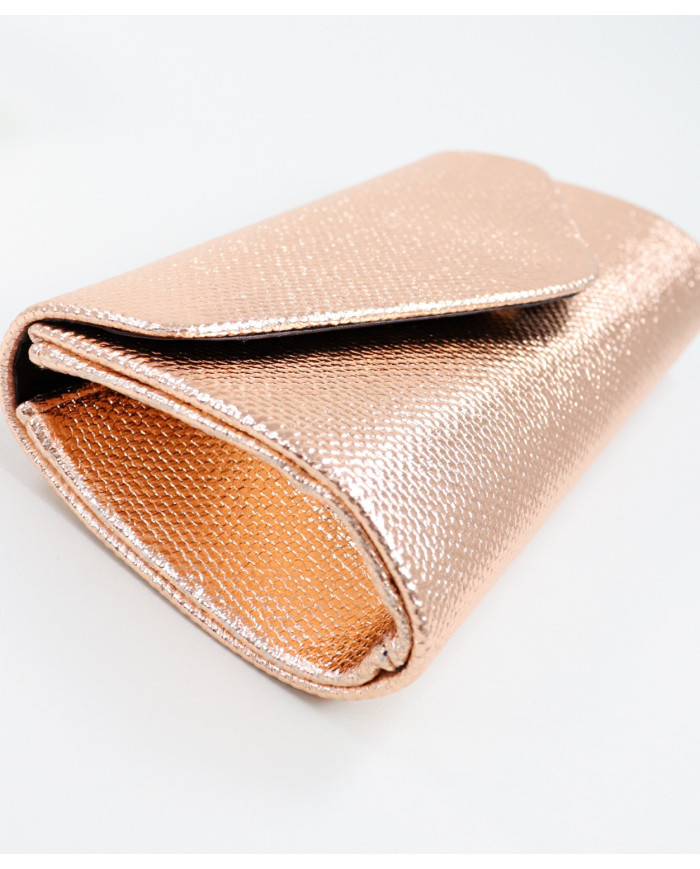 Rose Gold Pot with Metalized Texture