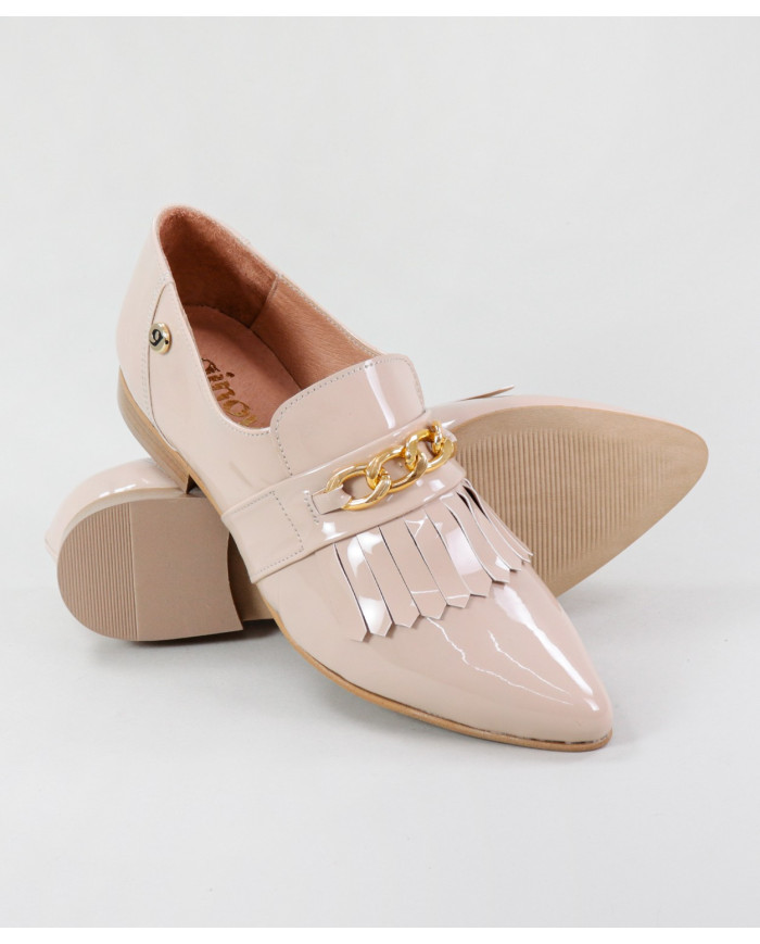 Beges Rasos Ginova shoes with Oranges and Apply Metallic